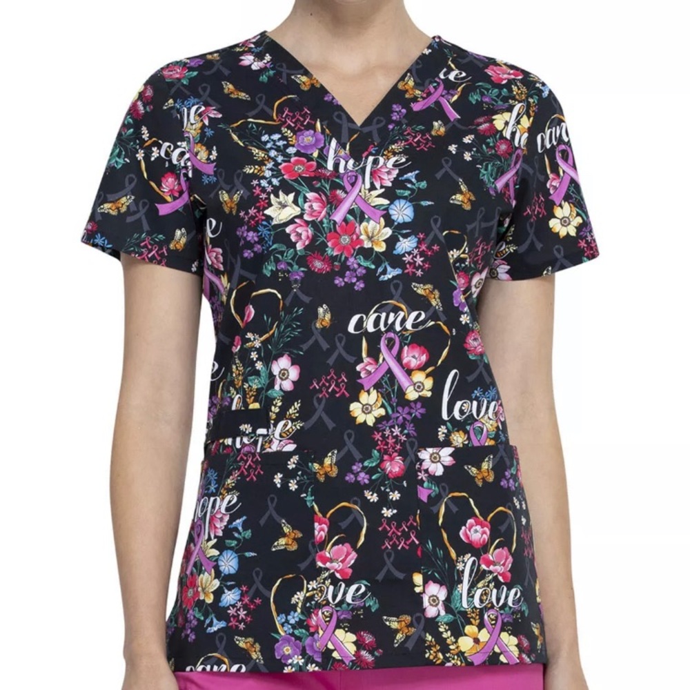 Bouquets Of Hope Breast Cancer Awareness Top